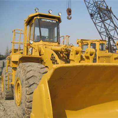 Used construction equipment Caterpillar 980F wheel loader